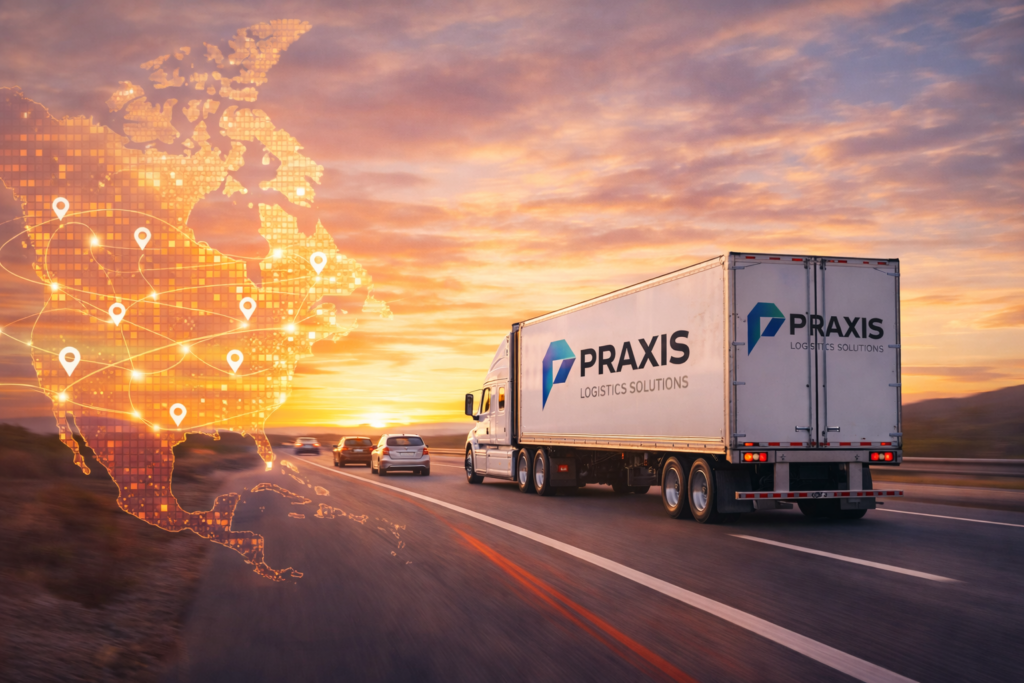 praxis logistics on a sunset drive